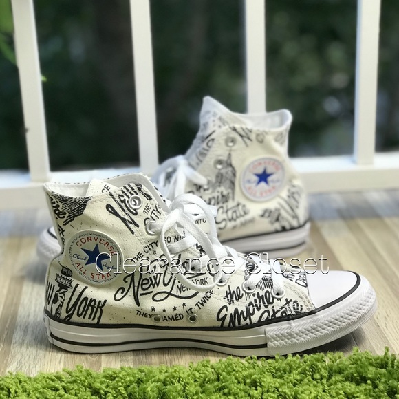 NWT Converse CT HI White/NYC WMNS AUTHENTIC - Picture 3 of 8